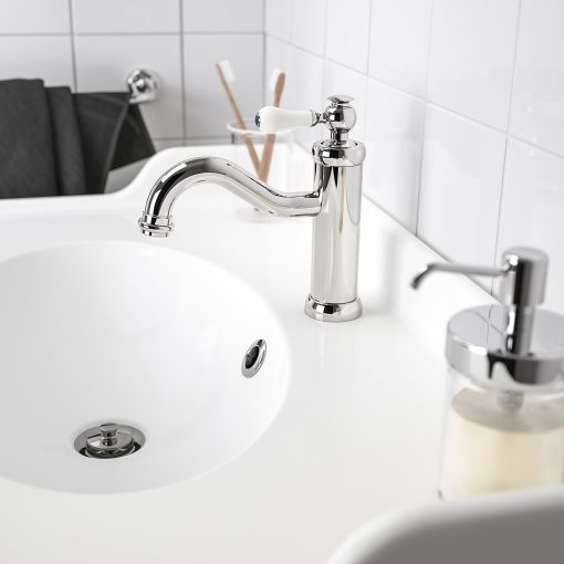 HAMNSKÄR, wash-basin mixer tap with strainer, 803.430.75