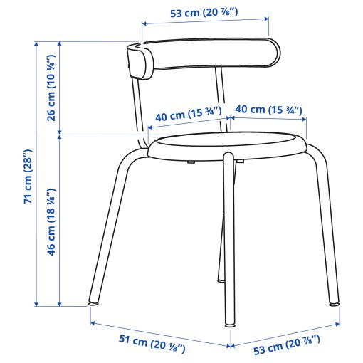 YNGVAR, καρέκλα, 804.176.36