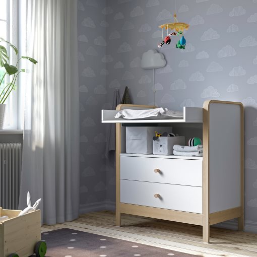ALSKVARD, changing table/chest of drawers, 804.666.79