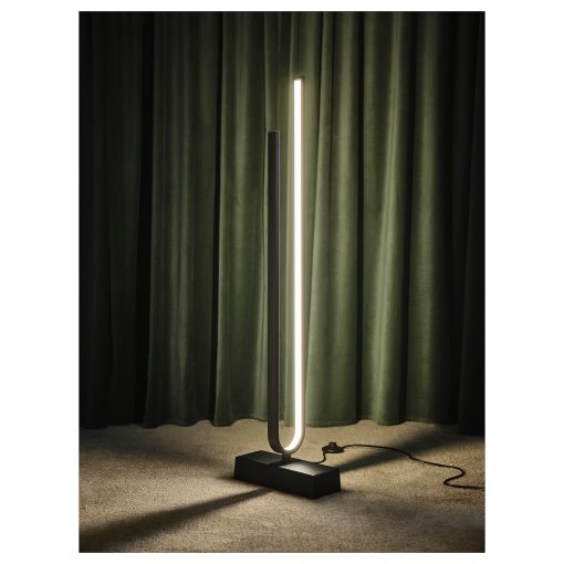 PILSKOTT, φωτιστικό δαπέδου με ενσωματωμένο φωτισμό LED/Έξυπνο, 804.781.30
