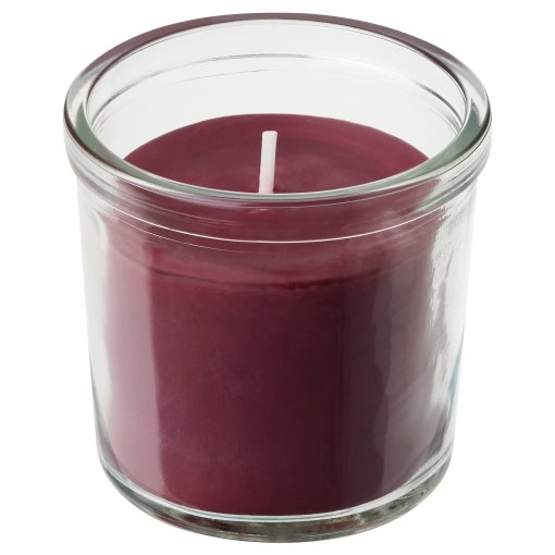 STÖRTSKÖN, scented candle in glass/Berries, 20 hr, 805.021.11