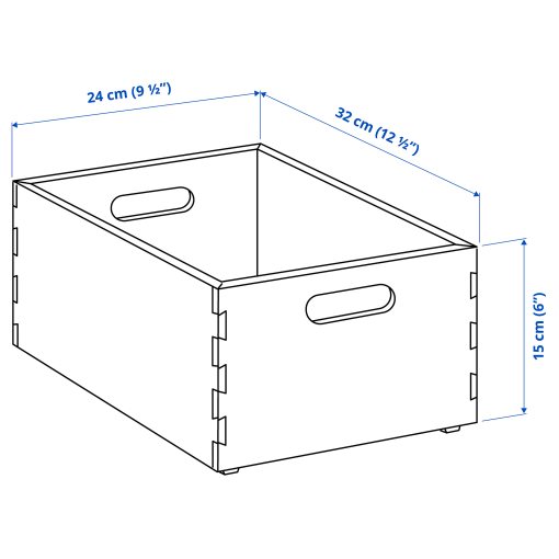 UPPDATERA, storage box, 24x32x15 cm, 805.207.18