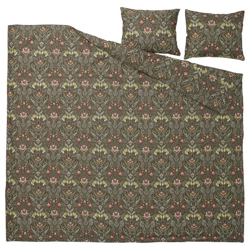 KÄRRDUNÖRT, duvet cover and 2 pillowcases, 240x220/50x60 cm, 805.363.14