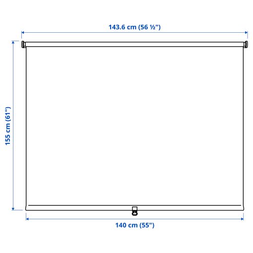 FÖNSTERBLAD, block-out roller blind, 140x155 cm, 805.384.50