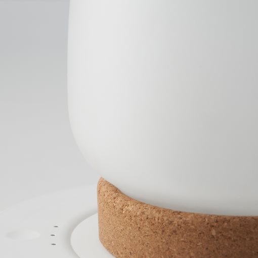 PRAKTSPIREA, 4-piece decoration lighting set with built-in LED light source and charging tray, 805.388.55