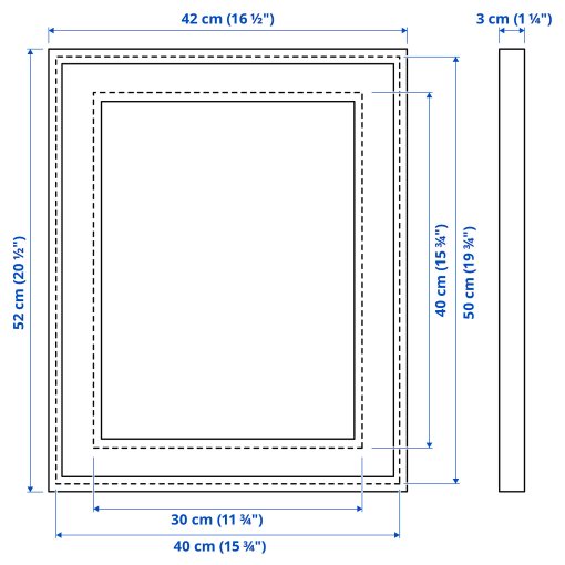RODALM, frame, 40x50 cm, 805.489.15