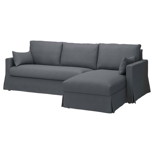 HYLTARP, cover f 3-seat sofa with chaise long, right, 805.499.05