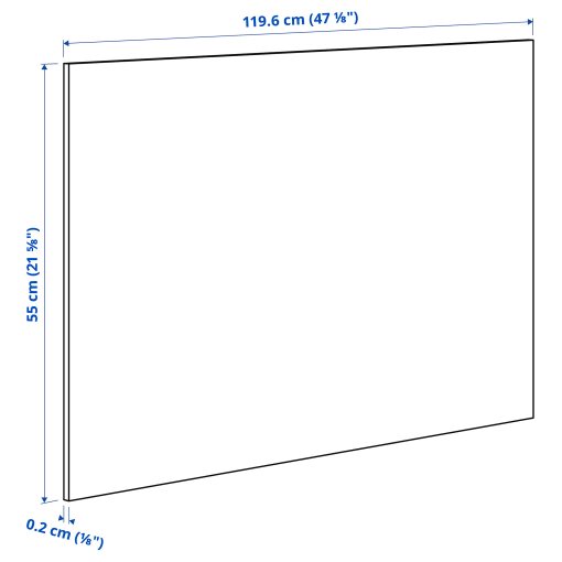 LYSEKIL, πάνελ τοίχου/διπλής όψης, 119.6x55 cm, 805.516.82