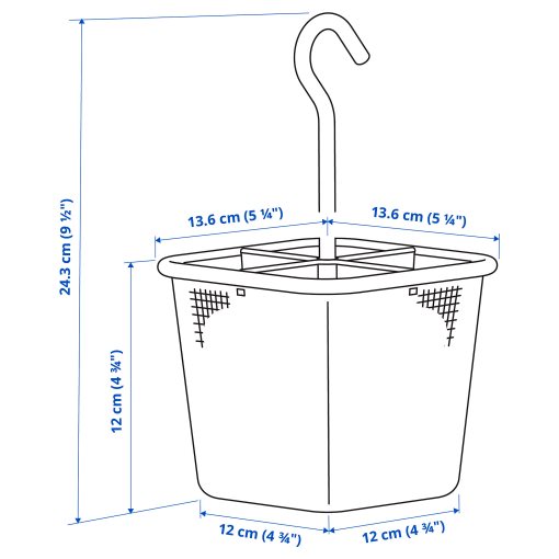 UPPDATERA, cutlery caddy, 12x12 cm, 805.808.49