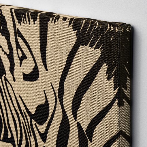PJÄTTERYD, picture/rustic zebra, 56x56 cm, 805.907.54