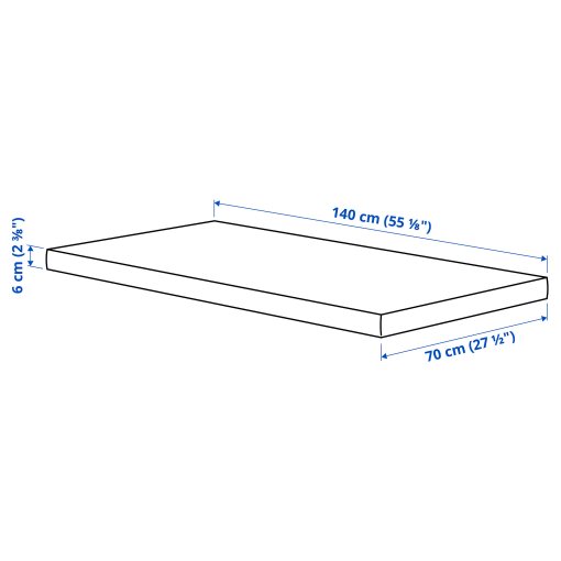 PELLEPLUTT, foam mattress for cot, 70x140x6 cm, 805.935.83