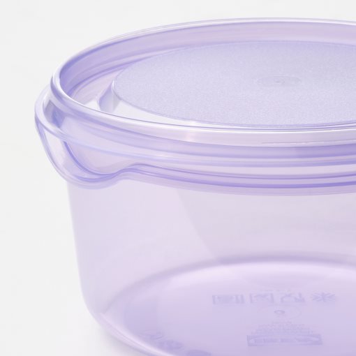 PRUTA, snack container with lid/2 pack, 0.3 l, 805.967.08