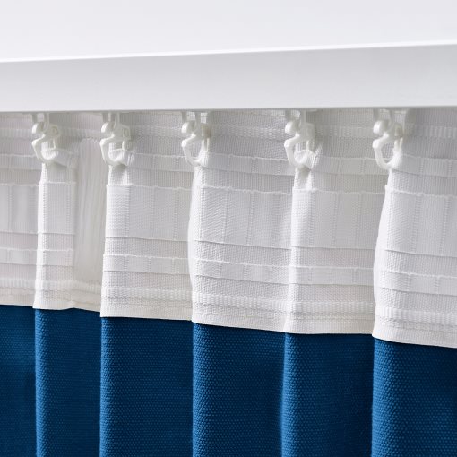 GINSTMOTT, curtains with heading tape/1 pair, 145x300 cm, 805.971.90