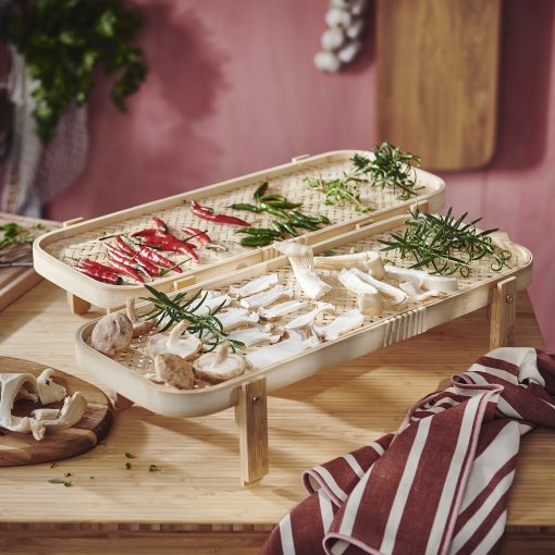 KÖSSEBÄR, ράφι αποξήρανσης τροφίμων, 2 επίπεδα, 46x21x22 cm, 805.992.74