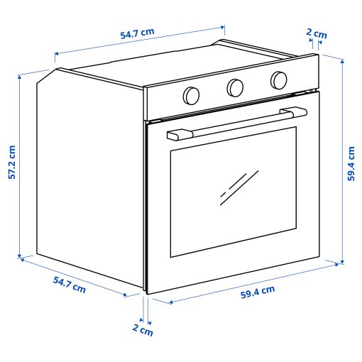 SPJUTBO, forced air oven, IKEA 300, 806.002.44