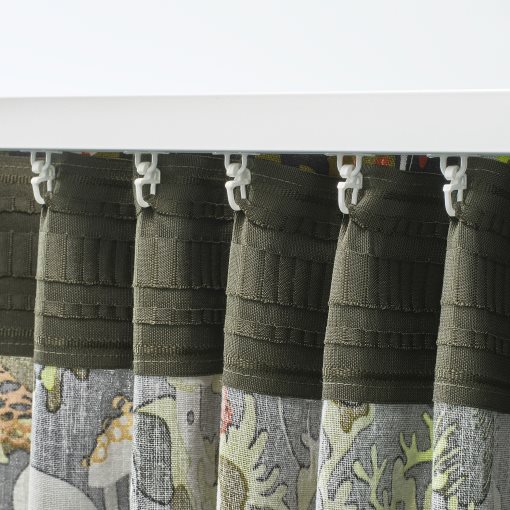 STOCKHOLM 2025, curtains with heading tape/1 pair, 145x300 cm, 806.010.88