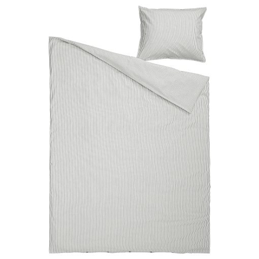 SOLFIBBLA, duvet cover and pillowcase, 150x200/50x60 cm, 806.109.26