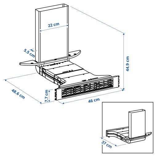 NYTTIG, recirculation kit for hob, 806.231.27