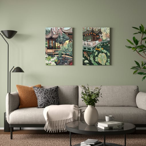 PJÄTTERYD, πίνακας/κομψό κιόσκι, 2 τεμ. 50x70 cm, 806.234.67