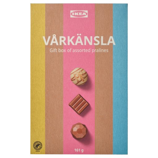 VÅRKÄNSLA, gift box of assorted pralines/RAC certified, 161 g, 806.297.37