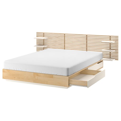 MANDAL, bed with headboard, 160x202 cm, 890.949.48