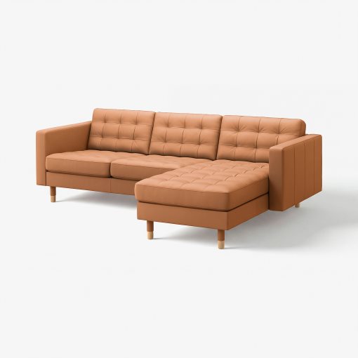 LANDSKRONA, 3-seat sofa with chaise longue, 892.726.48
