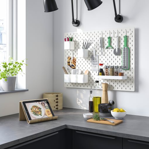SKÅDIS, pegboard combination, 76x56 cm, 894.063.65