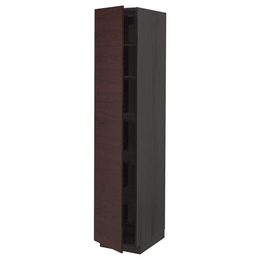 METOD, ψηλό ντουλάπι με ράφια, 40x60x200 cm, 894.646.14