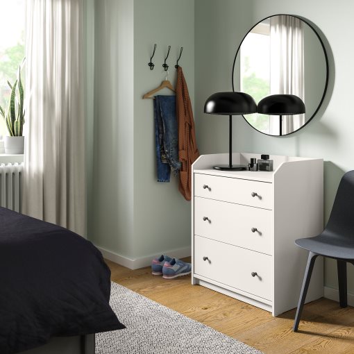 HAUGA, bedroom furniture/set of 5, 140x200 cm, 894.860.17