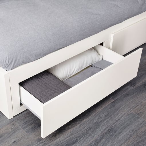 FLEKKE, day-bed with 2 drawers/2 mattresses, 80x200 cm, 894.959.36