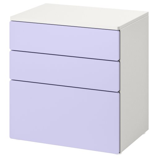 SMASTAD/PLATSA, chest of 3 drawers, 60x42x63 cm, 895.438.24