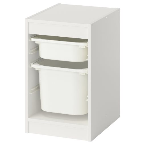 TROFAST, storage combination with boxes, 34x44x56 cm, 895.732.41