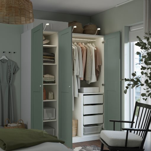 PAX/GRIMO, wardrobe combination, 150x60x201 cm, 895.792.95
