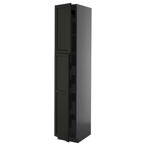METOD/KNIVSHULT, high cabinet with 2 doors/4 drawers, 40x60x220 cm, 895.882.66