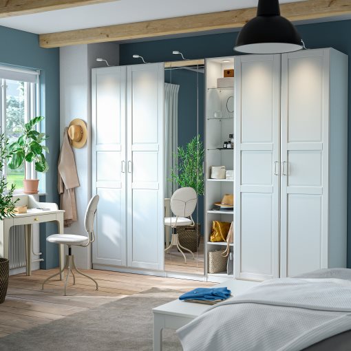 PAX/KAMMAR/TYSS, wardrobe combination, 285x60x236 cm, 896.074.44