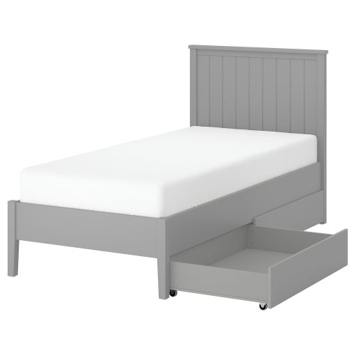GULLABERG, bed frame with 2 storage boxes, 90x200 cm, 896.147.98