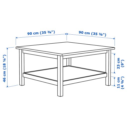 HEMNES, coffee table, 902.821.37