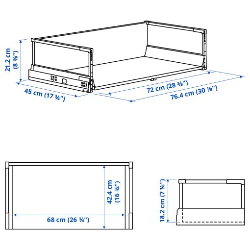 MAXIMERA, drawer, high, 902.850.27
