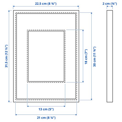 LOMVIKEN, frame, 21x30 cm, 903.143.03