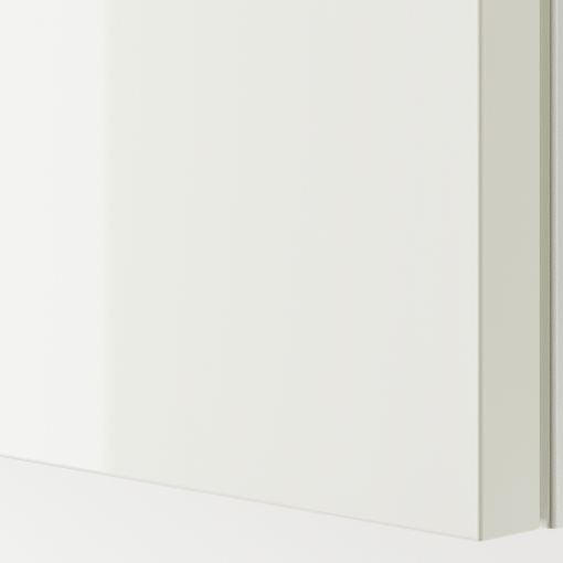 HASVIK, συρόμενη πόρτα/γυαλιστερό, 2 τεμ. 200x236 cm, 903.914.57