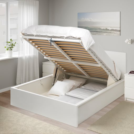 MALM, κρεβάτι με αποθηκευτικό χώρο, 140x200 cm, 904.047.99