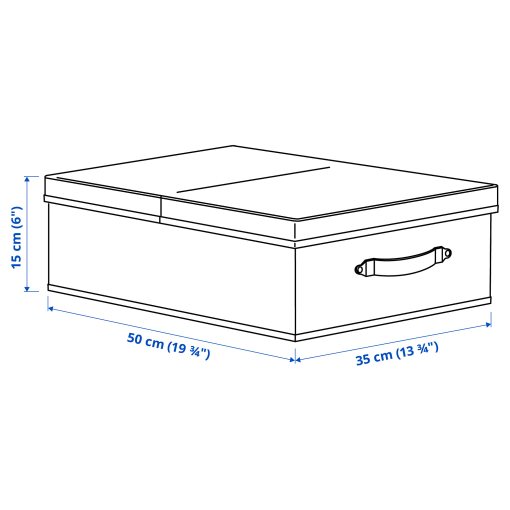 BLÄDDRARE, κουτί με καπάκι, 35x50x15 cm, 904.743.96