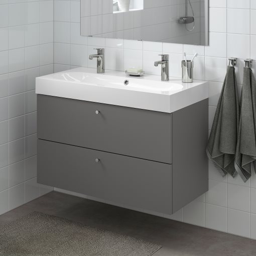 GODMORGON, wash-stand with 2 drawers, 100x47x58 cm, 904.827.49