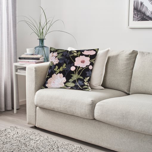 BLEKFRYLE, cushion cover/flower, 50x50 cm, 904.923.62