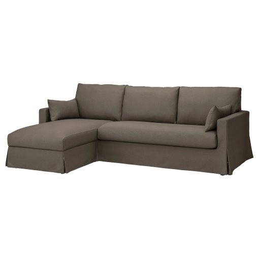 HYLTARP, cover for 3-seat sofa with chaise long, left, 905.482.84