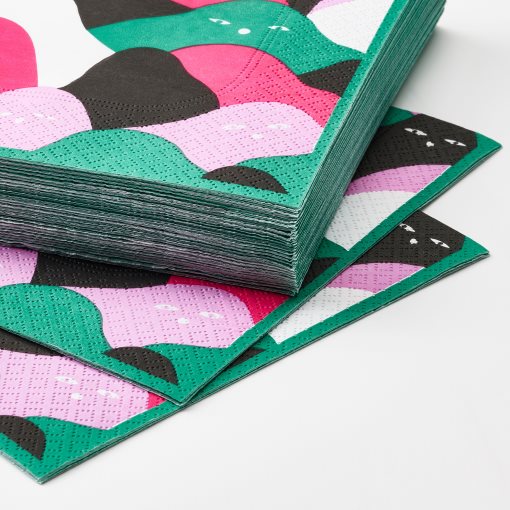 PALPFJÄRIL, paper napkin patterned/30 pack, 170g, 905.535.72