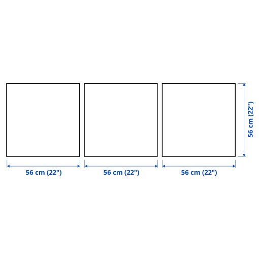 PJÄTTERYD, picture/curves/3 pack, 56x56 cm, 905.709.20