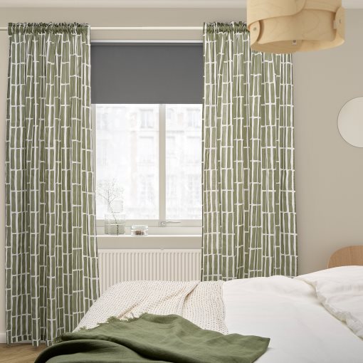 SKOGSSTJARNA, curtains 1 pair, 145x300 cm, 905.730.80