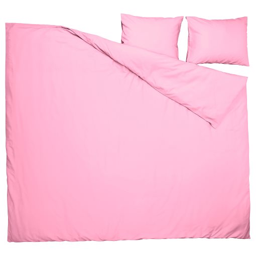 PILTANDVINGE, duvet cover and 2 pillowcases, 240x220/50x60 cm, 905.791.38