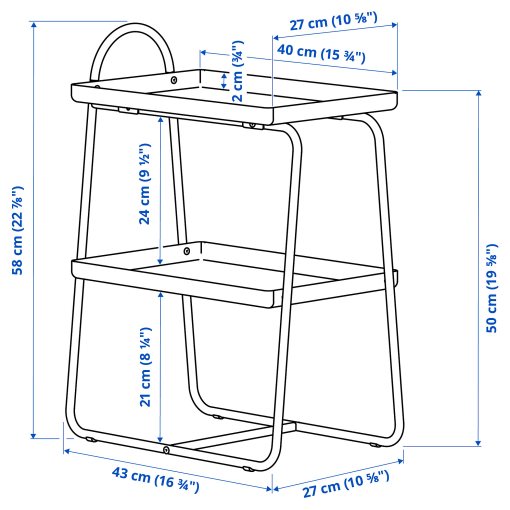 HATTÅSEN, bedside table/shelf unit, 905.841.92